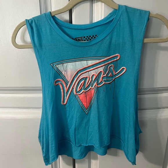 Vans Tops - Vans Vintage Graphic Muscle Crop Tank